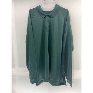 5.11 Tactical Polo Shirt Men's XL Green Long Sleeve Utility Performance Gorpcore